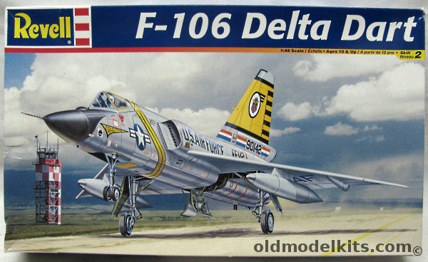 Revell 1/48 F-106 Delta Dart - 456th FIS Capt. B.B. Patterson Castle AFB California 1963 / 48th FIS Capt. Malcolm Emerson Langley AFB Virginia 1972 - (ex Monogram), 85-5847 plastic model kit
